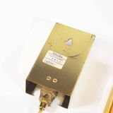 Brass & Amber glass glass wall lights by Vitrika – Model Atlactic