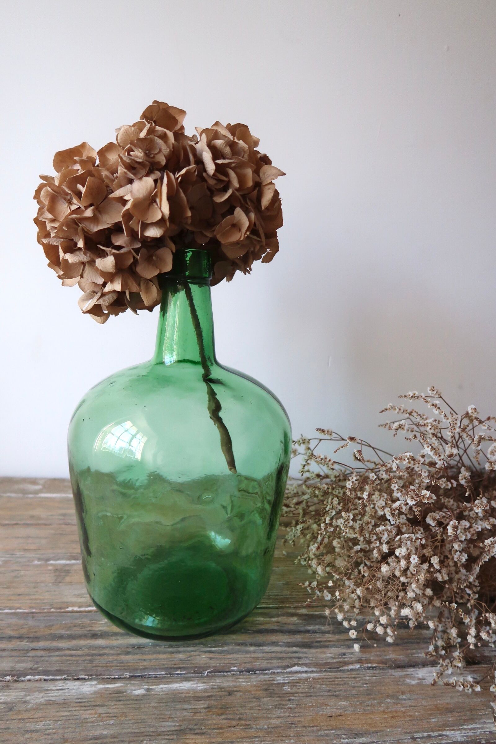 Dame-jeanne en verre verte 5 litres