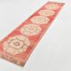 Turkish Classic Oriental Style Red Vintage Runner Rug, 87x379Cm