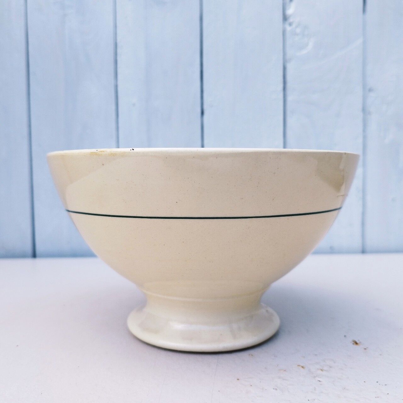 Earthenware bowl luneville vintage 18cm diameter
