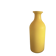 Vintage Hand-Blown Yellow Frosted Satin Glass Apothecary Vase - 1970s