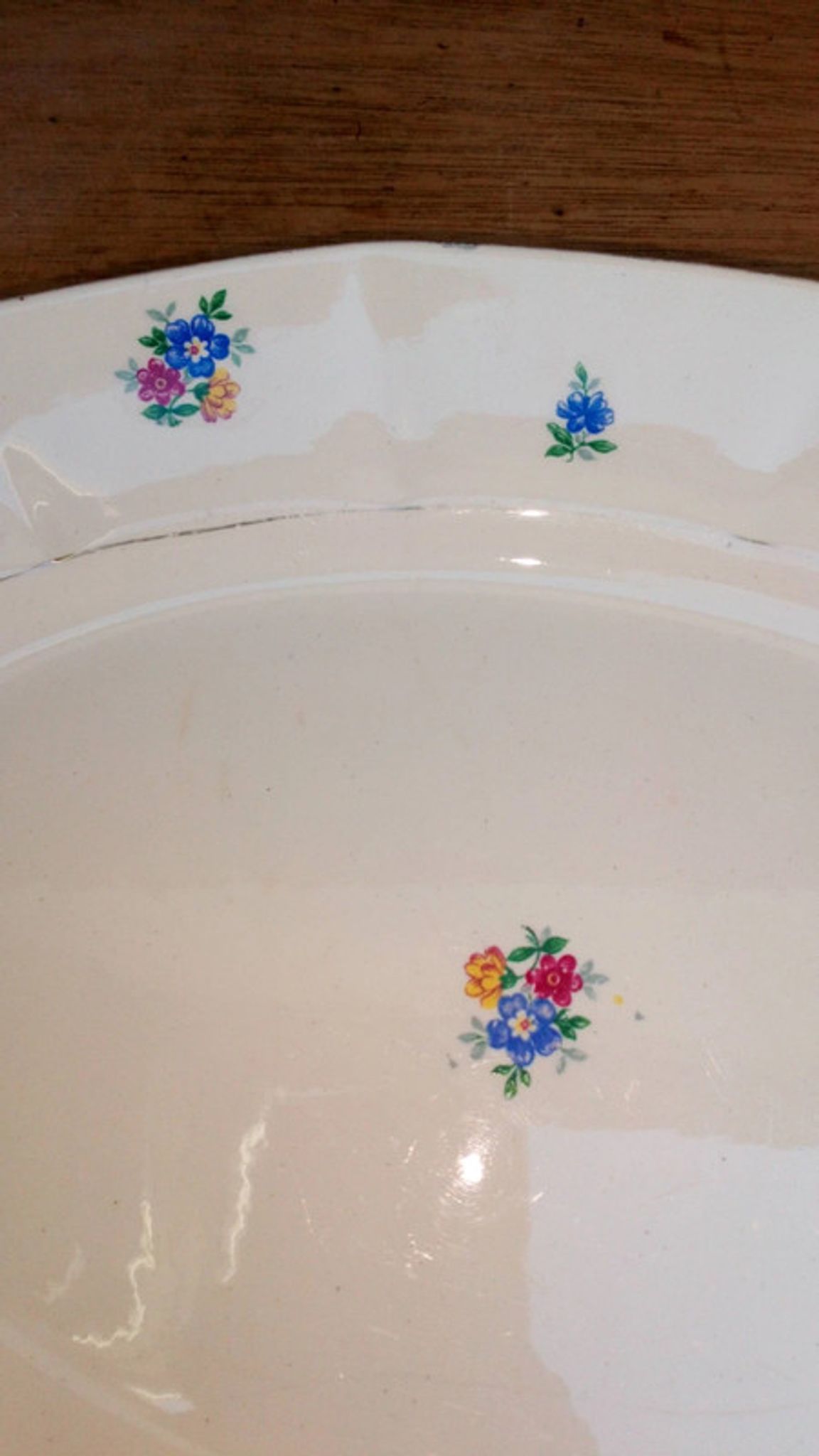 Assiette de service Sarreguemines