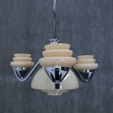 1930s Art Deco Chandelier, Czechoslovakia