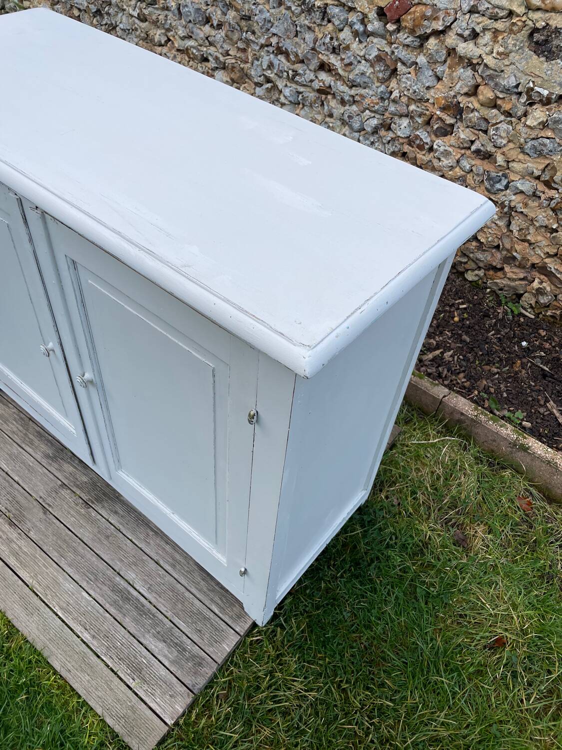 Vintage 1930 white sideboard