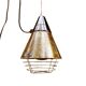 Industrial hanging lamp, heating, Narva Leuchen, Germany, 1970s.