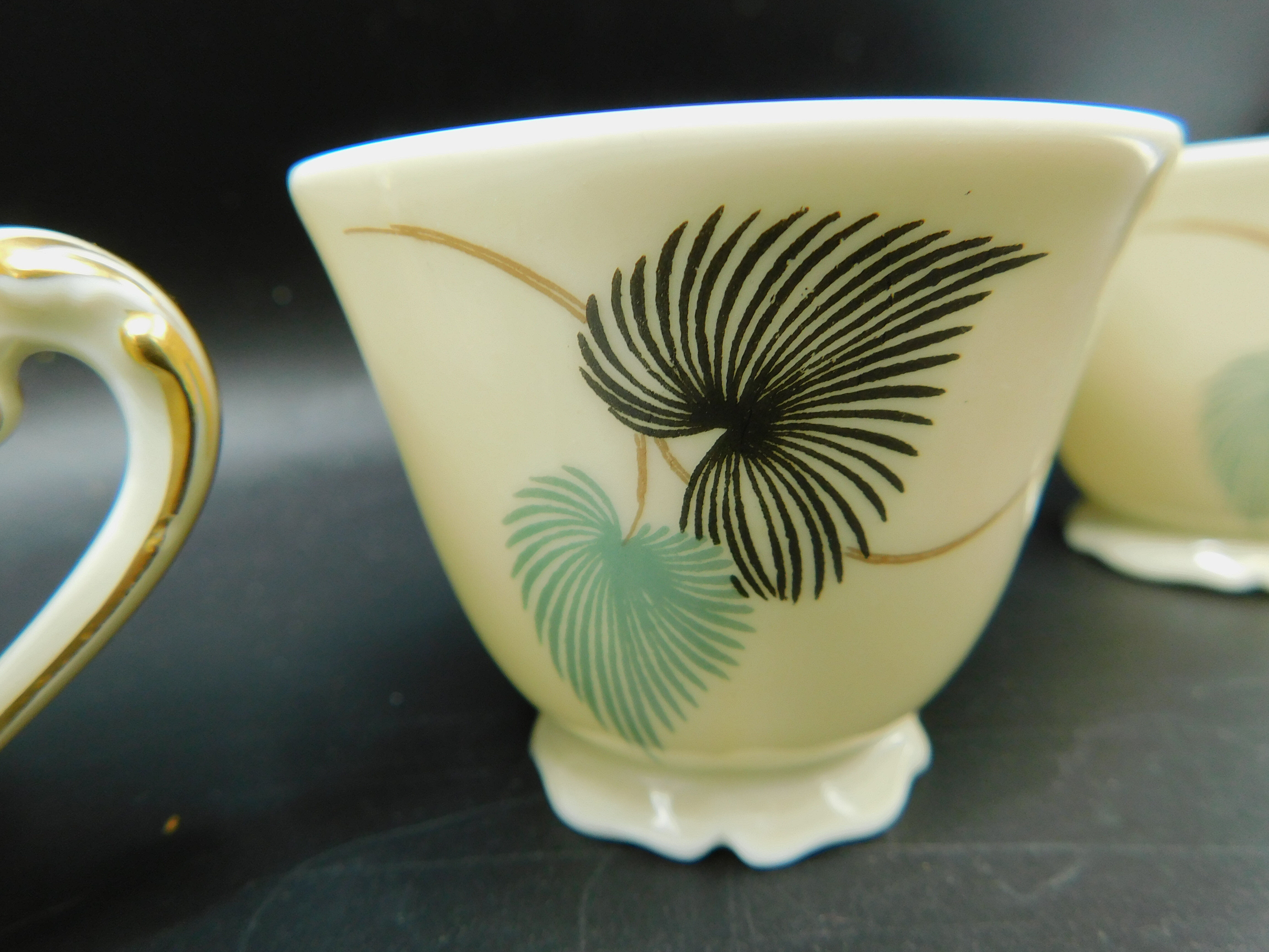 Coffee cups - Royal factory of Limoges D'Artois