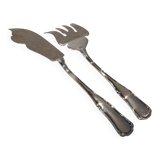 Ercuis Valencay pattern 2-piece silver-plated fish serving set