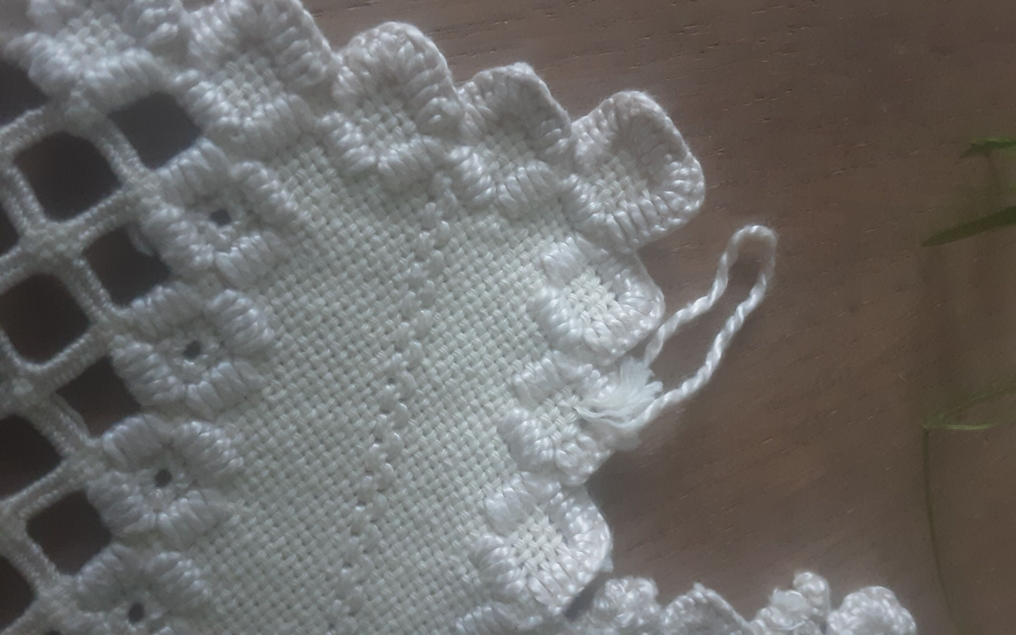 Thick old cotton placemat