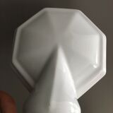 Lot of 3 appliques in white faience