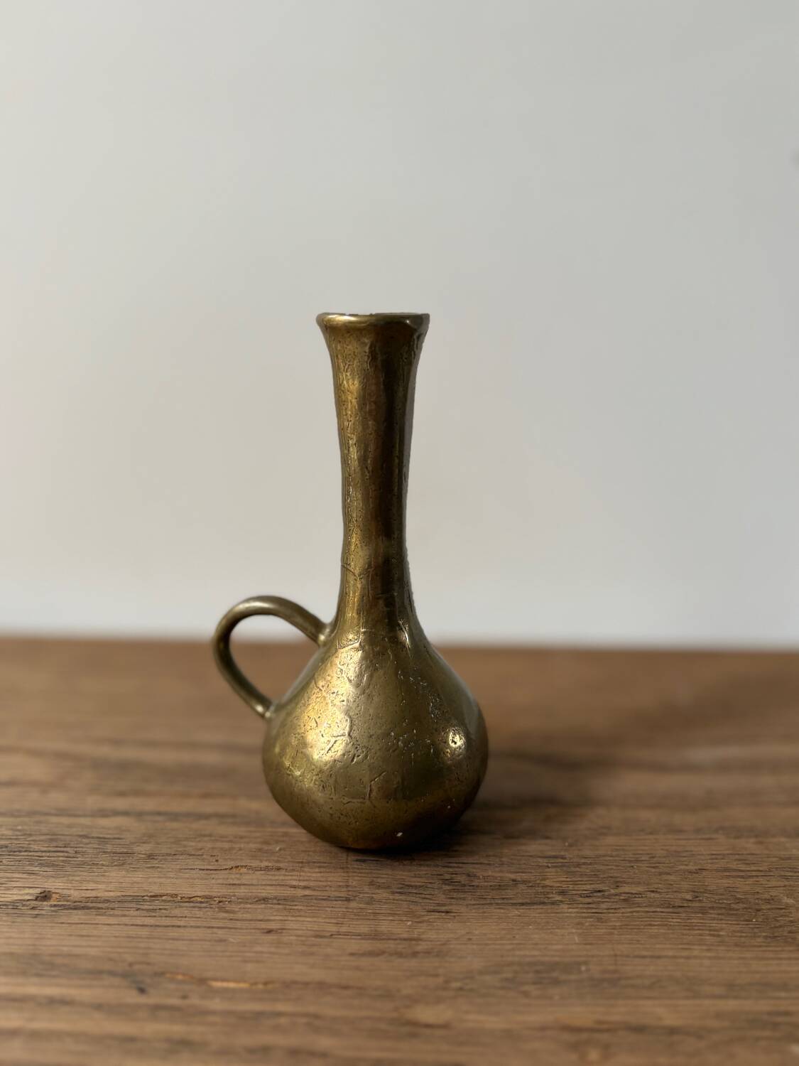 Vintage brass vase