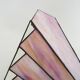 Pair of vintage Tiffany-style Art Deco glass paste wall sconces