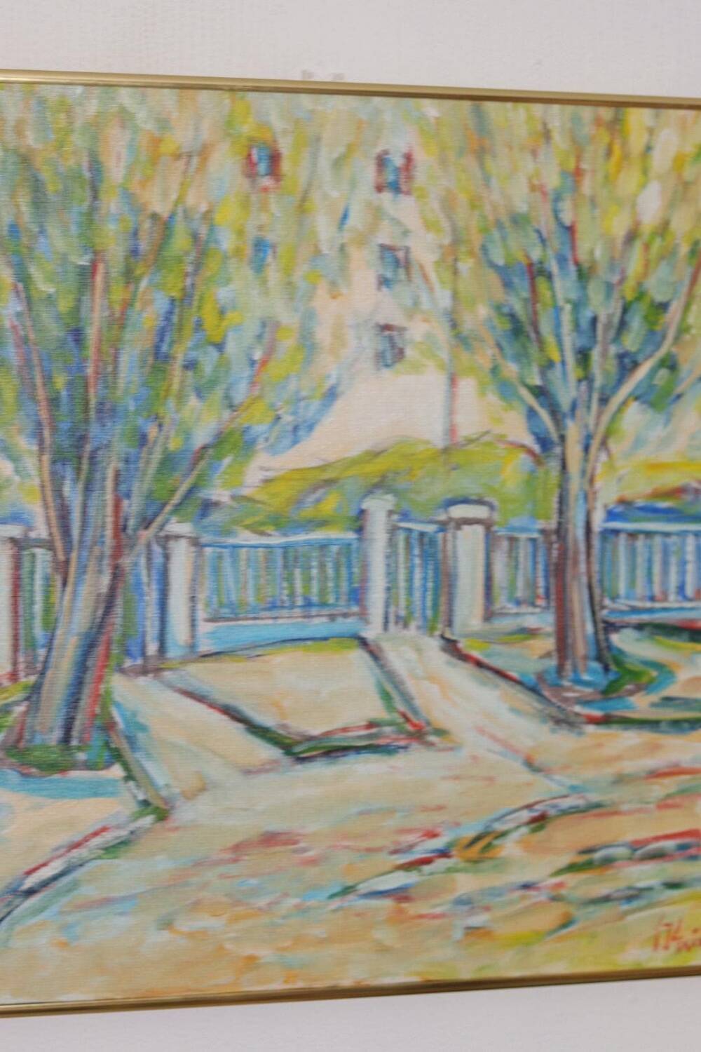 Swedish Oil on Canvas – “Sapri, Italy” by Gunnar Ingemar Erixon