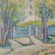 Swedish Oil on Canvas – “Sapri, Italy” by Gunnar Ingemar Erixon