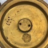 Pair of candlesticks old decor medallion a l antique signed F.Barbedienne