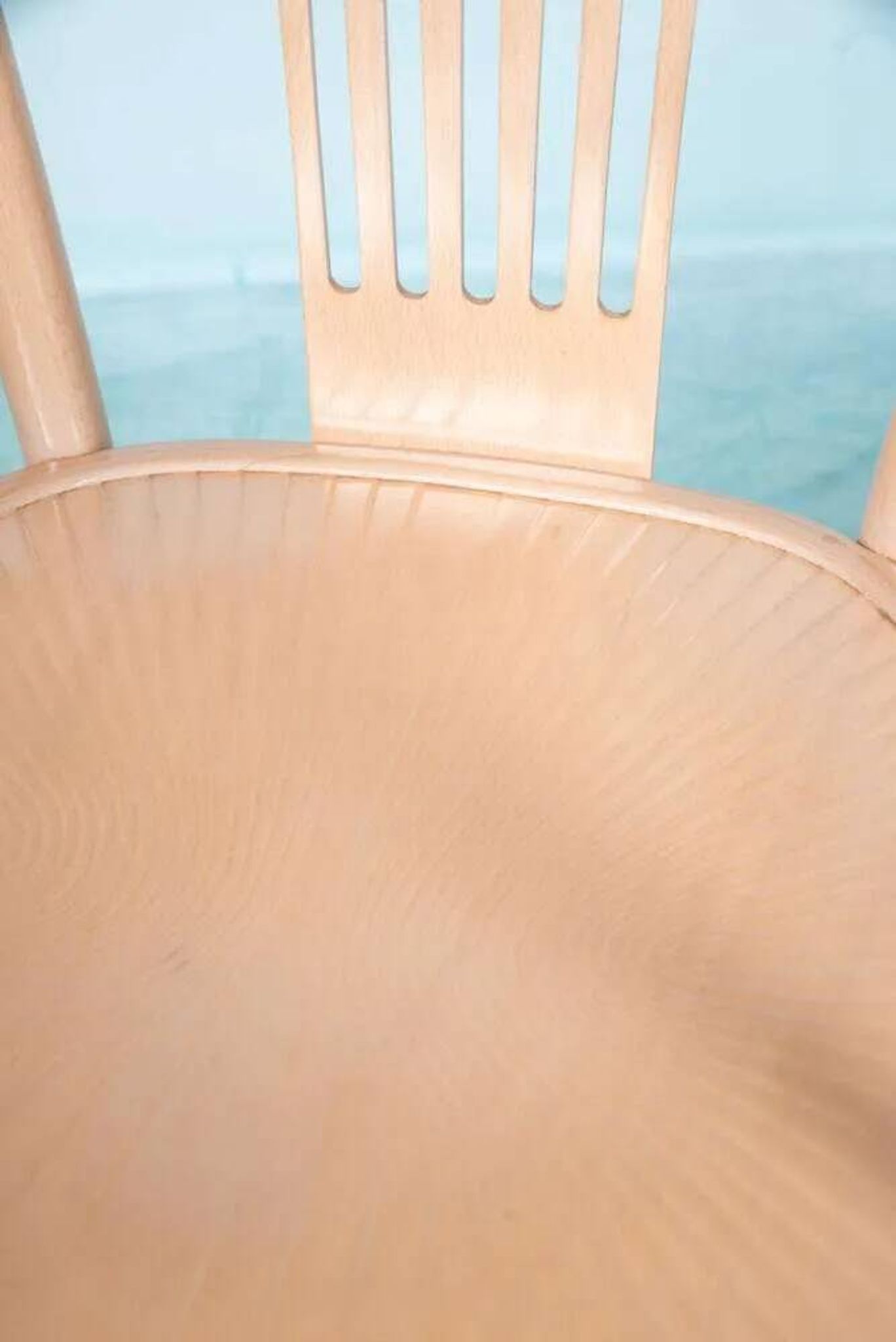 Ensemble de deux fauteuils en bois style Thonet, vintage rétro