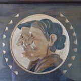 Tableau en bois scupté