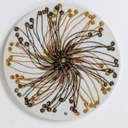 Set of 2 Royal Copenhagen trivets, Denmark, 1970s