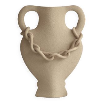 Vase En Céramique "Chain'