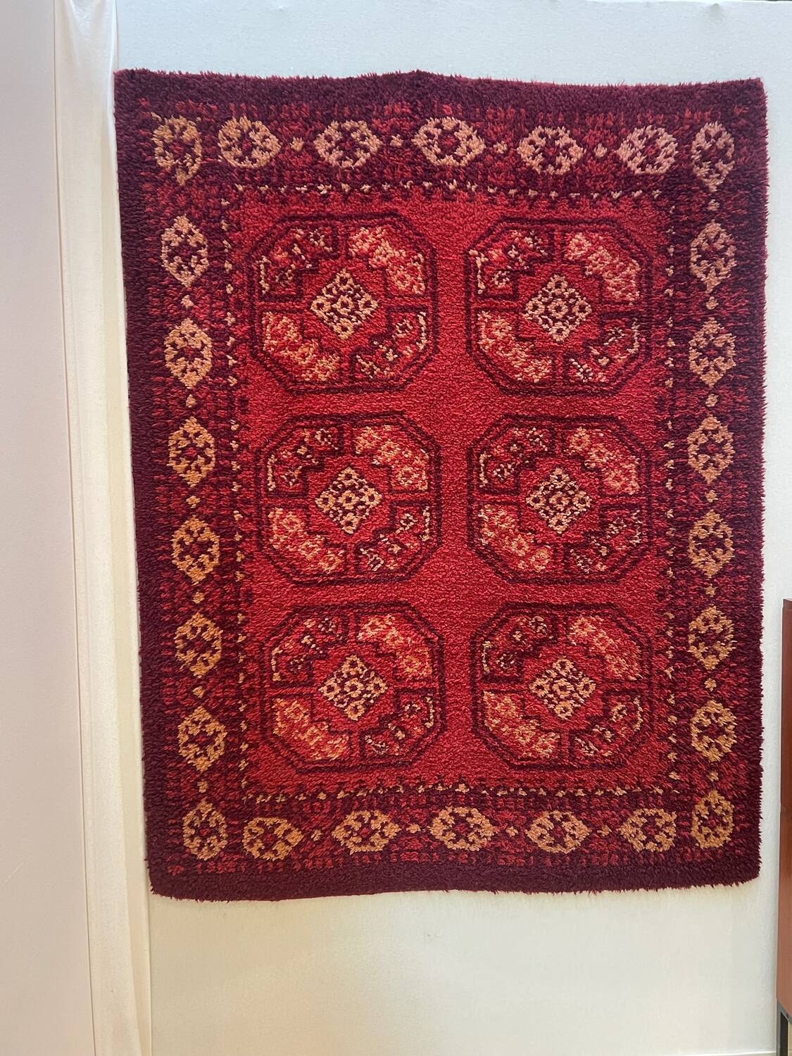 Tapis en laine français vintage