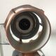 Danish ceiling pendant 1960's in black & copper metal Jo Hammerborg