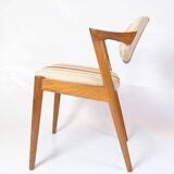 Set Of Six Dining Chairs Model 42 Made In Teak By Kai Kristiansen From 1960