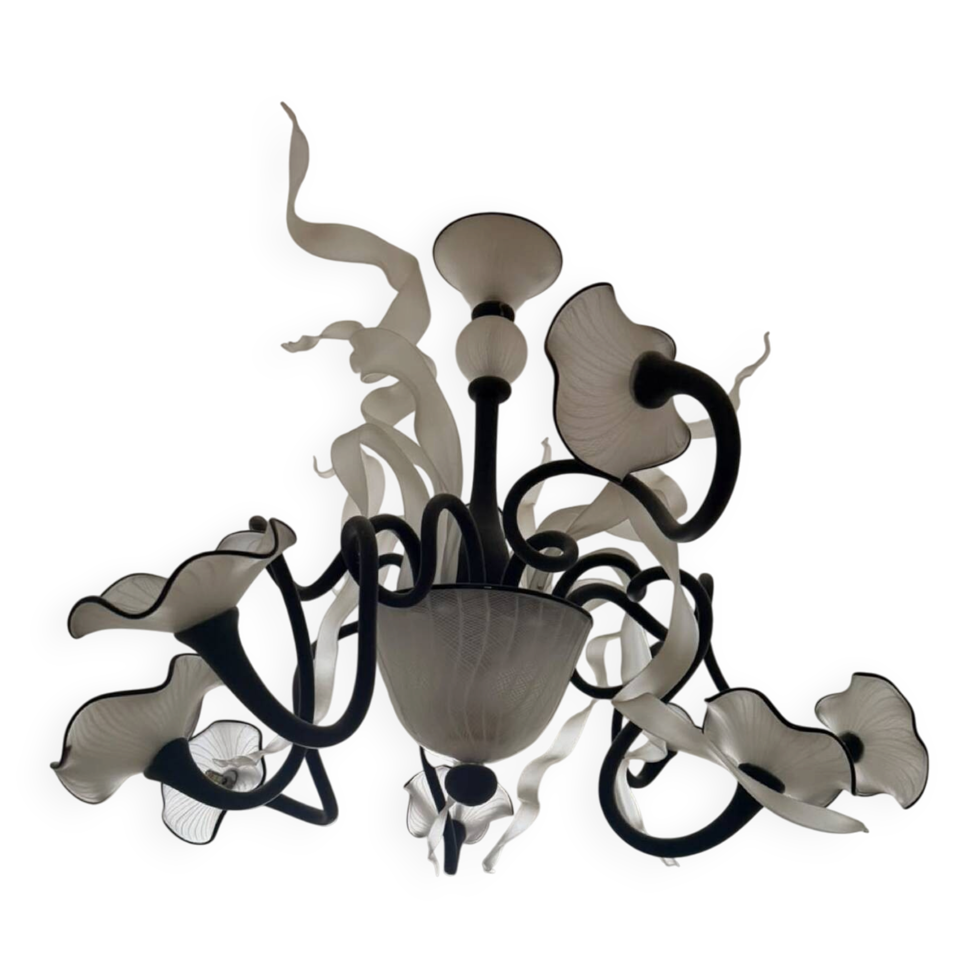 Lustre murano - moderne design - superbe - LED couleur chaude