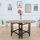 Vintage folding table in teak