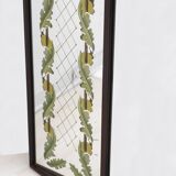 Luigi Brusotti Mid-Century Modern Italian Decorated Mirror, 1940s