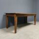 Rustic french farmhouse dining table made of oak and elm