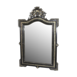 Miroir Napoléon III bois noirci