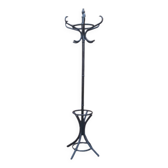 Porte manteau perroquet vintage bois ancien