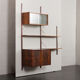 rosewood wall unit by Preben Sorensen for PS System, Randers, 1960s