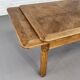 Rectangular dining table in oak and extendable early twentieth century