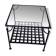 Wrought Iron Coffee Table with Glass Top