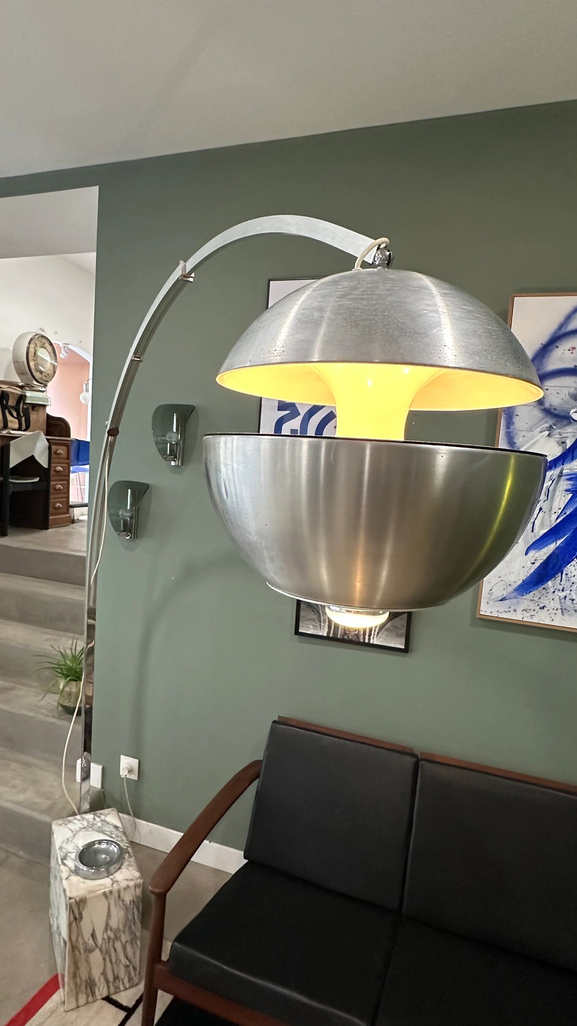 ARC floor lamp by Bertrand Balas