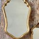 Old golden mirror
