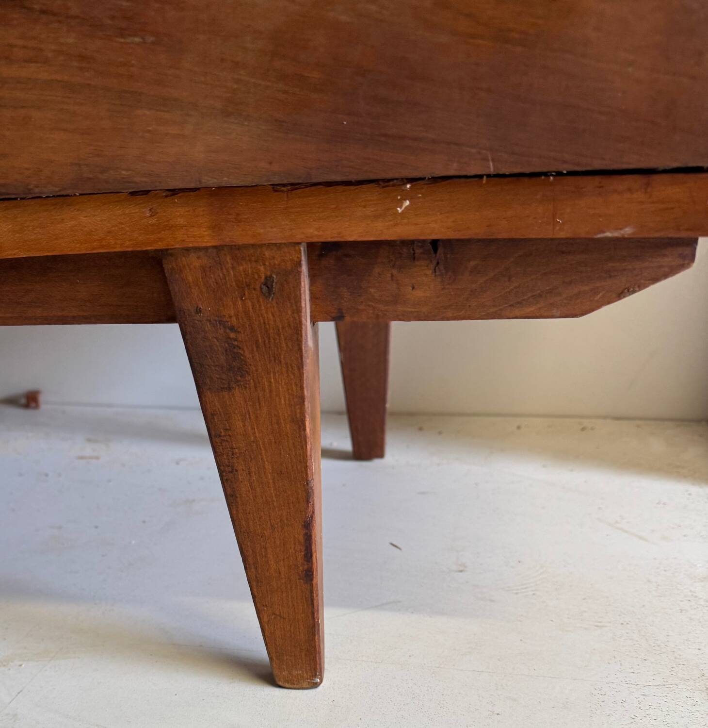 Vintage wardrobe with compass feet