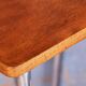 Bauhaus Table in Caucasian Walnut & Chrome attributed to Robert Slezák, Czech, 1930s