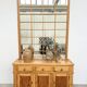 Set Buffet & Mirror XXL "Workshop Spirit" – Patinated Pine