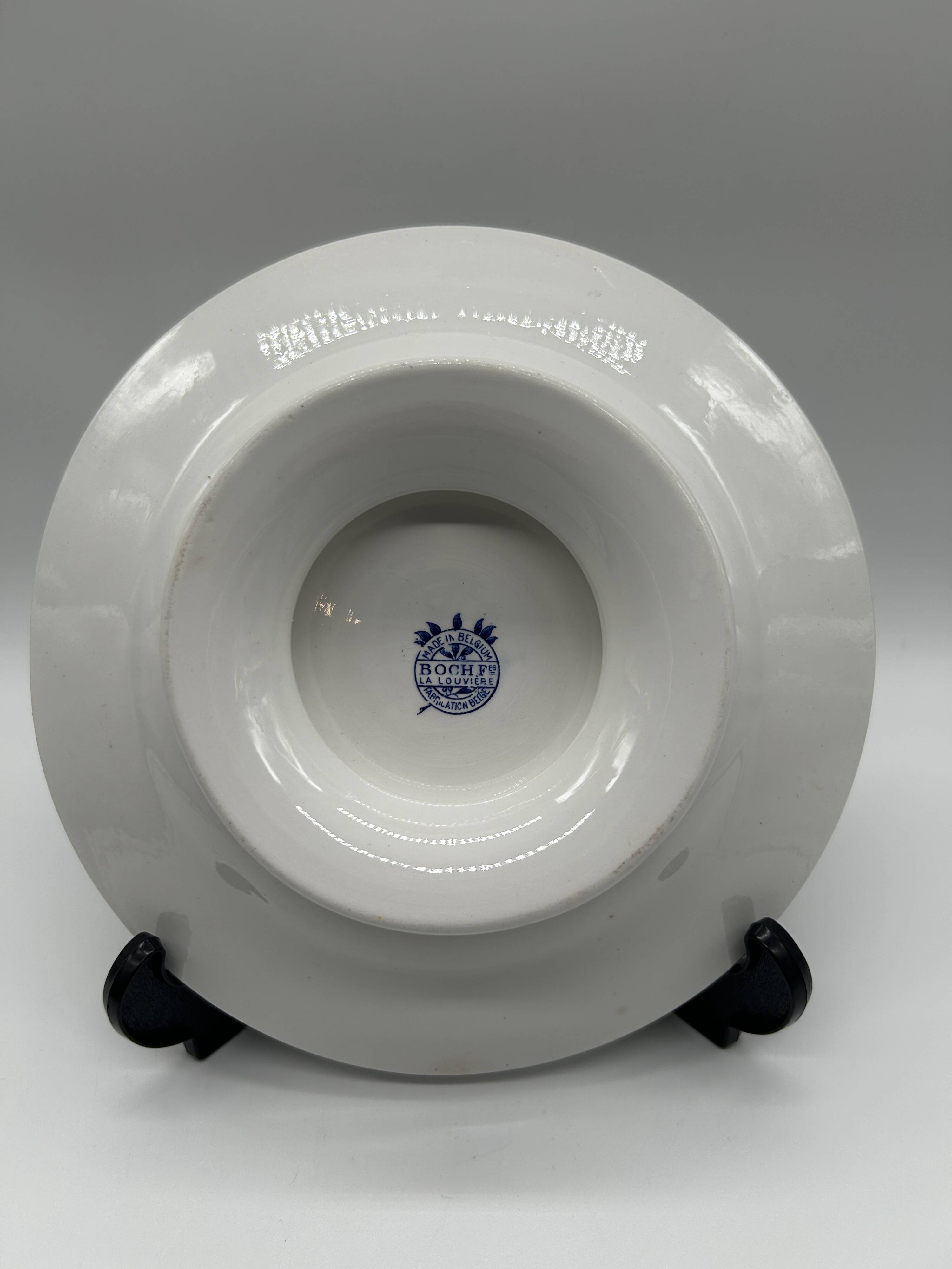 Plat à tarte art deco - boch freres - d1049