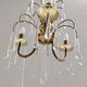 Postmodern Murano Glass Teardrop Chandelier in the Style of Venini, Italy