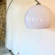 Lampadaire arc avec pied en marbre