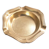 Retro golden brass ashtray