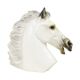 Large Classical Bust Parthenon Horse Greek Style Plaster 39cm