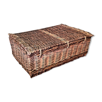 Old pommery bottles transport basket