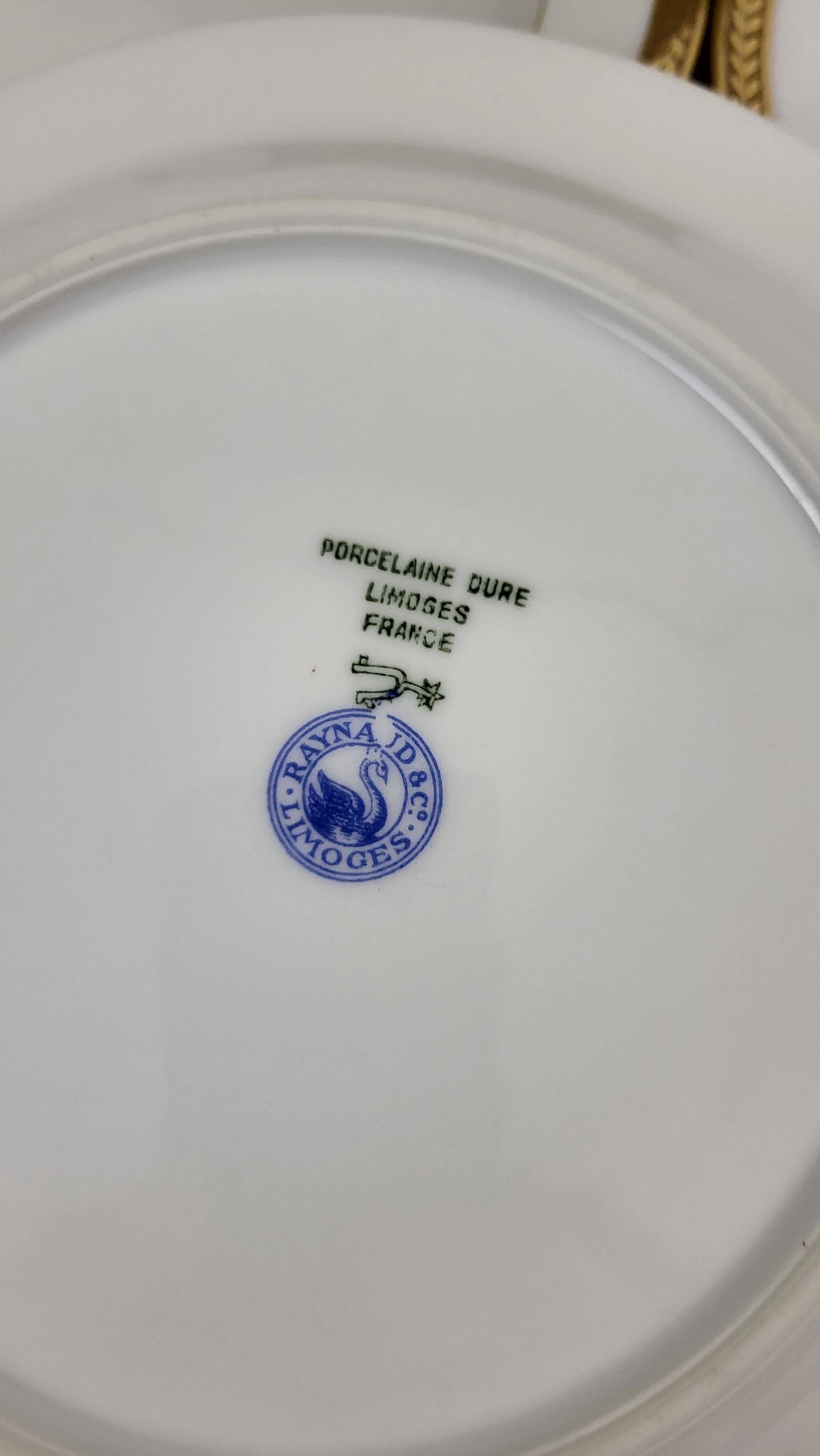 Plates & dish - Dessert service - Limoges - Raynaud