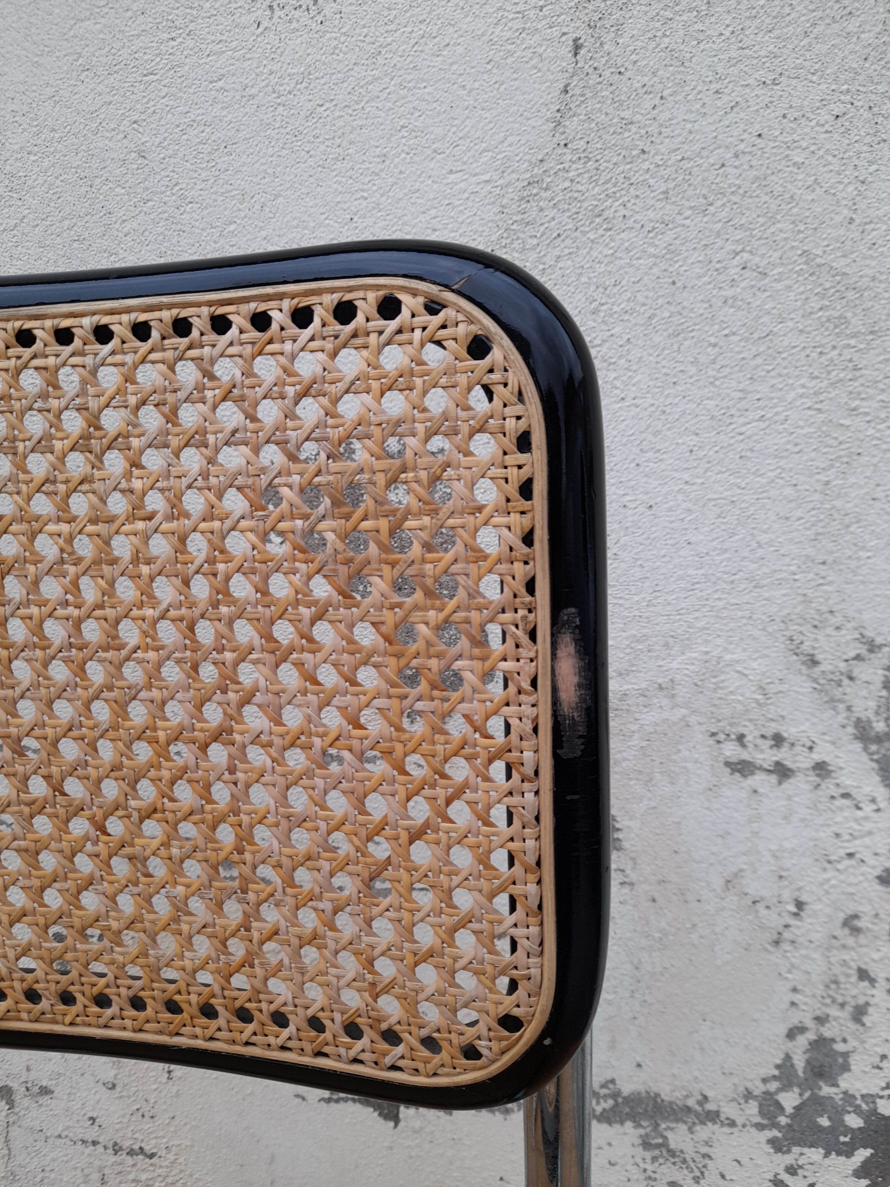 Chaise Marcel Breuer b32 signé Italy