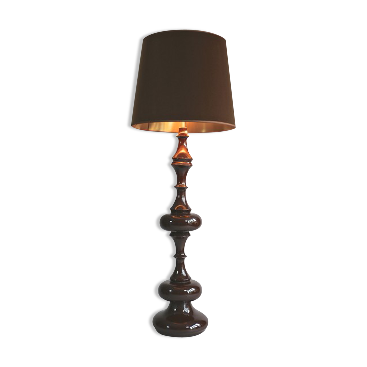 Lampadaire en céramique années 70