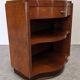 Pair of Art Deco amboyna burl bedside tables circa 1920