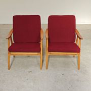 Pair of Boomerang armchairs Antonin Suman TON Thonet 1960